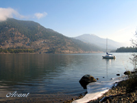 Clark Fork River by Paulette Ross