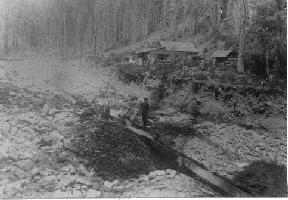 Placer mining - Eagle Creek