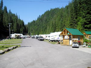 click to enlarge the Wallace RV Park in a separate window