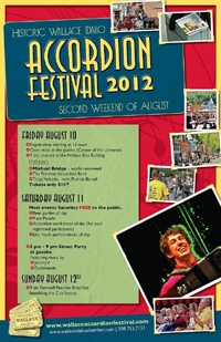 Wallace Accordion Festival poster
