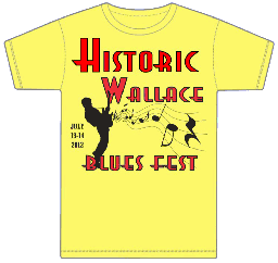 Wallace Blues Festival 2012 T-shirt