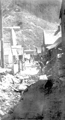 Gorge Gulch after the Flood, May 30, 1913