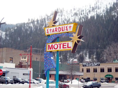Stardust Motel in Wallace Idaho; photo by Dan Marsh