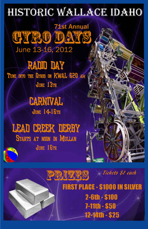 Gyro Days 2012 in historic Wallace Idaho