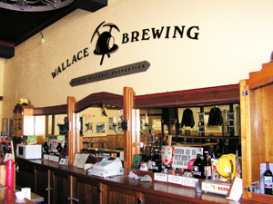 Orehouse Tasting room at the Wallace Brewing Company,
     click to enlarge in a separate window